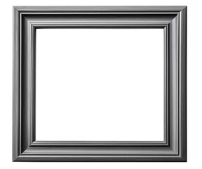 Gray beveled picture frame