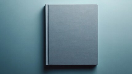 Dementia risk depicted by an empty photo album with a closed cover. Featuring soft lighting and pastel colors