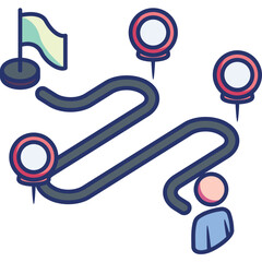 Goal Setting Icon