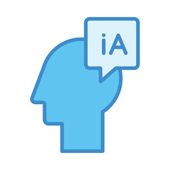AI in Education cognitive learning icon