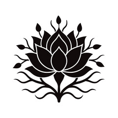 lotus flower vector illustration