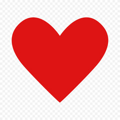 Hand drawn heart on white background. Valentines Day vector elements heart shapes love