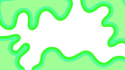 Green background modern design with wave shape