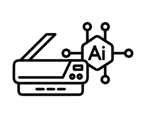 Ai printer icon