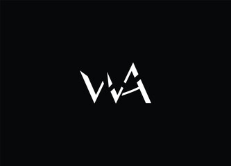 WA initial logo design and creative logo design