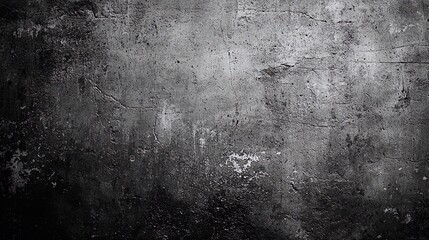 Obraz premium Aged black and white cement wall with grey texture background for design and art use