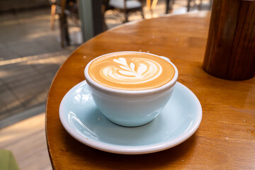 Aromatic Art: Latte Love in a Cozy Cafe