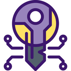 Cryptographic key Icon