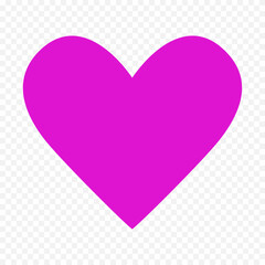 Hand drawn heart on white background. Valentines Day vector elements heart shapes love