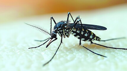 Close up Mosquito  Insect  Pest Control  Disease   Wildlife  Nature Photography  Entomolog