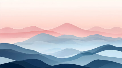 view of soft gradients blending seamlessly