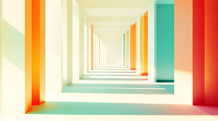 view of soft gradients blending seamlessly