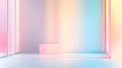 view of soft gradients blending seamlessly