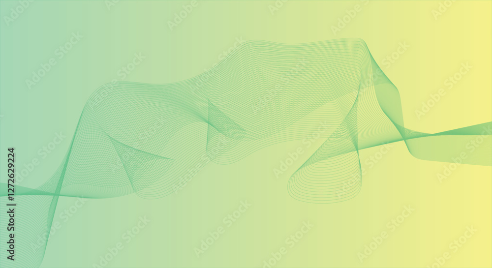 Poster elegant minimalist line wave background for banner and template design