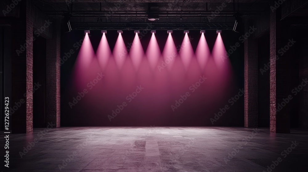 Poster synchronize smart lighting system with music for home automation modern living space interactive set