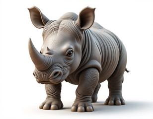 Fototapeta premium Majestic Guardian: Rhinoceros Collection