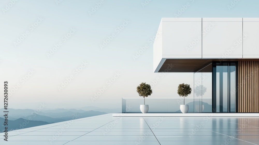 Poster smart ai-controlled robotic window cleaner for futuristic homes innovative automation modern living 
