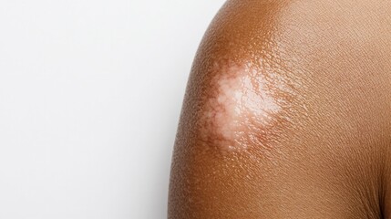 Fototapeta premium Close up Skin Rash Chemical Exposure Inflammation Redness Medical Dermatology Health