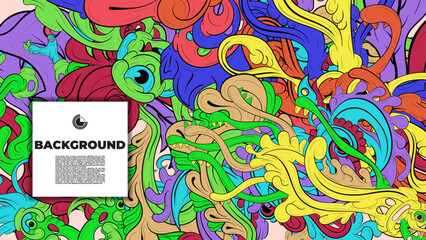 Vibrant Abstract Pattern Collection with Placeholder Text for Web Design, Landing Pages, Social Media, and Print Templates – High-Quality Stock Graphics