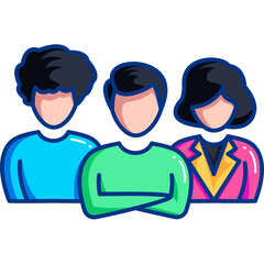 Fototapeta premium Group Icon