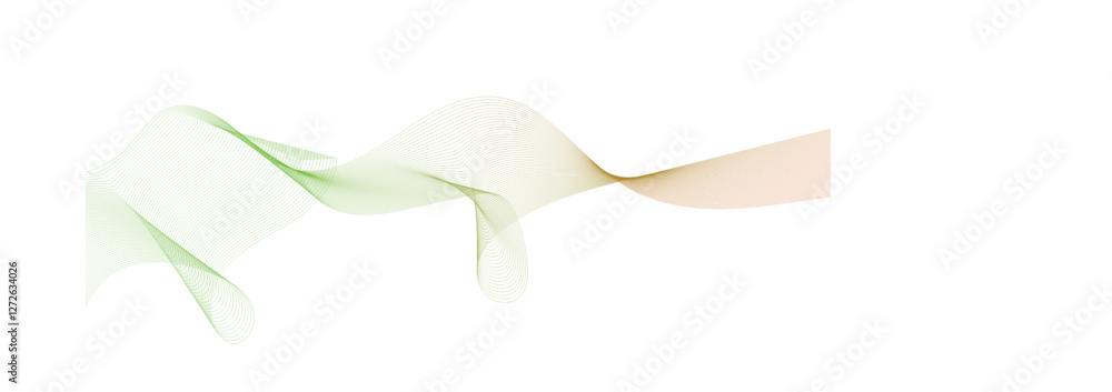 Poster abstract wavy curve lines background. abstract frequency sound wave lines and technology curve lines