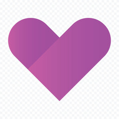 Hand drawn heart on white background. Valentines Day vector elements heart shapes love