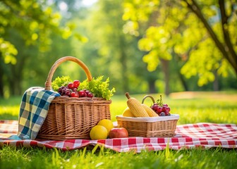 Sunny Picnic in the Park: Fresh Fruit & Summer Vibes
