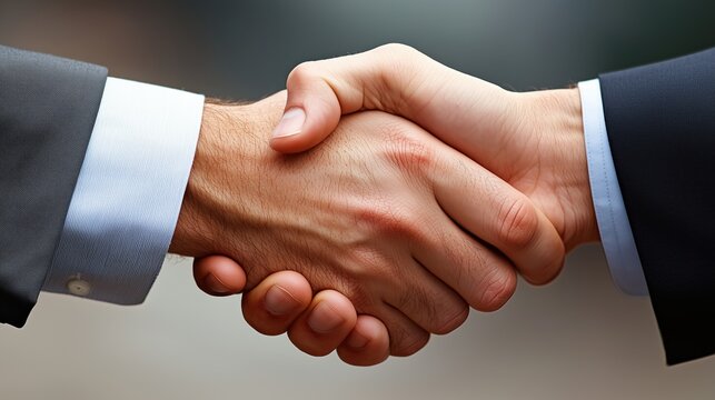 Business Partnership Agreement and Collaboration Concept Emphasizing Financial Strategy and Economic Growth Through Handshake in Professional Setting