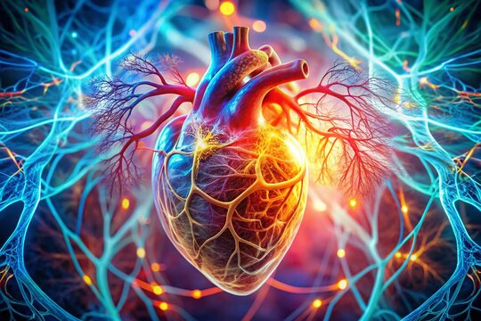 Surreal Cardiac Intervention: Left Coronary Artery Stenosis Angiogram