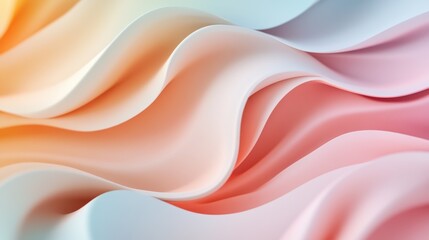 Obraz premium a smooth, modern abstract background with soft pastel gradients blending harmoniously. The colors transition seamlessly, making it perfect for web design, social media, or branding elements.