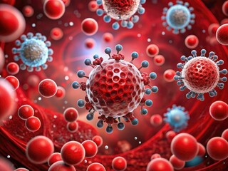 Iron-rich hemoglobin in red blood cells transports oxygen, fueling cellular respiration.