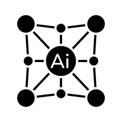 Generative AI network icon