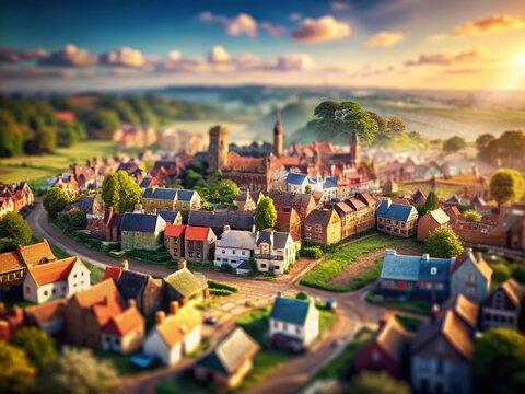 Tilt-Shift Photography: Charming East England Towns & Cities