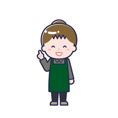 カフェ店員／女性 13