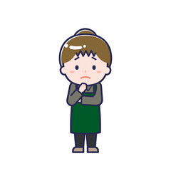 カフェ店員／女性 25