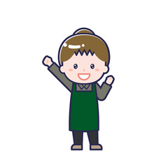 カフェ店員／女性 06