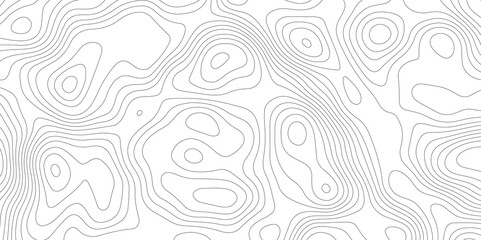 Abstract topography contour map line and modern wavy map line design, digital print terrain lines texture vector white background. 