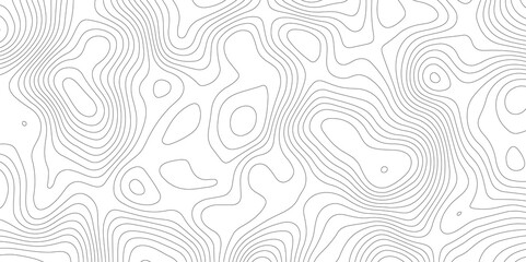 Abstract topography contour map line and modern wavy map line design, digital print terrain lines texture vector white background. 
