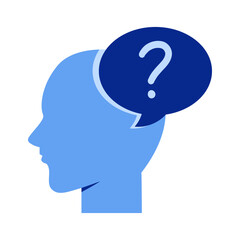 man with question mark