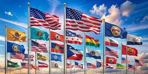 US State Flags: A Portrait Collection of American State Symbols