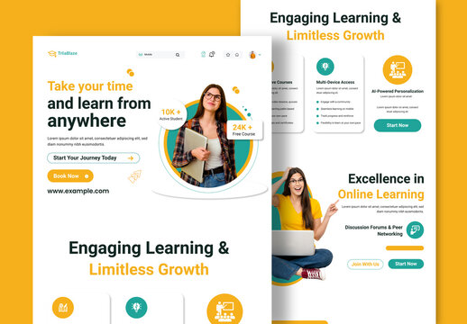 Educational Landing Page