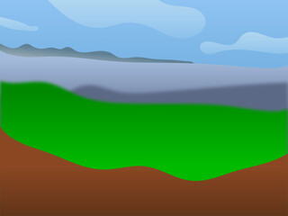 vector illustration of landscape