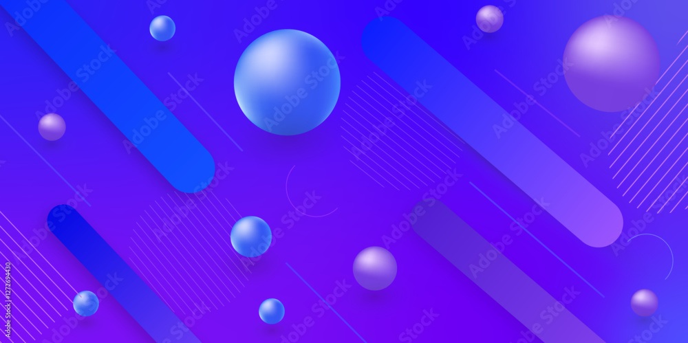 Aufkleber abstract background with lines and circles. element for design.