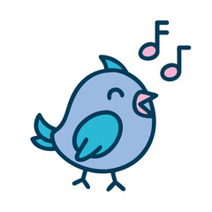 singing bird icon