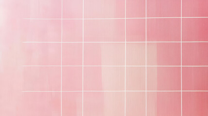 Gentle Sunrise Hues – Subtle White Lines on Pink