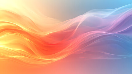 Obraz premium Swirling colors create a harmonious display, evoking calm and inspiration in a smooth gradient design