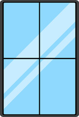 Fototapeta premium Home Frame Glass Window