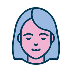 Mindfulness Meditation woman icon