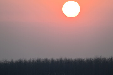 Fototapeta premium sunrise over the mountains