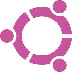 Linux Ubuntu icon logo design